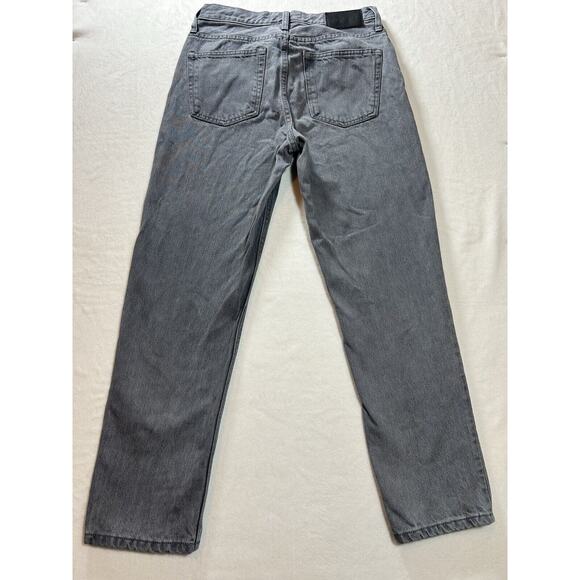 Everlane The 90's Cheeky Jean cropped gray denim Button Fly Women's Sz 26 - Picture 8 of 9